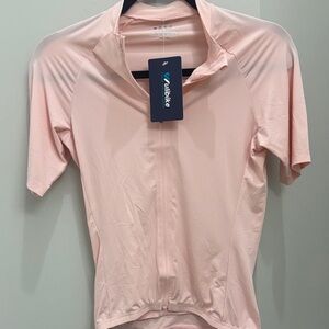 Women's Pink Short Sleeve Cycle Top
